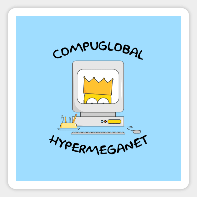 CompuGlobalHyperMegaNet Sticker by El buen Gio